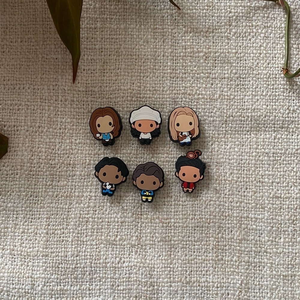 Friends Croc Charms Shoe Decorations 6 Piece Central Perk Friends Tv Show